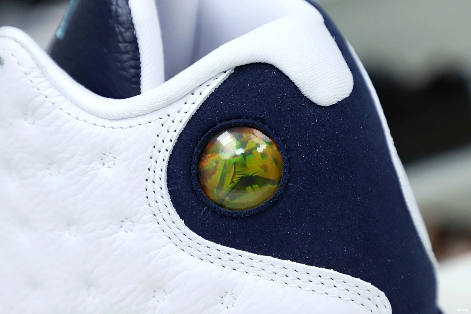 POWDER WHITE OBSIDIAN 414571-144 AIR 13 JORDAN RETRO BLUE 1001
